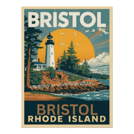 Póster Bristol, Rhode Island, USA