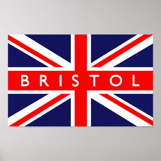 Póster Bristol UK Flag (Frente)