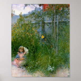 Póster Brita no Flowerbed