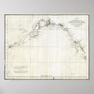 Póster Britânico, Colúmbia, Alasca