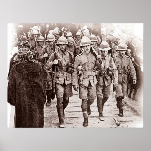 Póster Britânicos no Iraque (Frente)