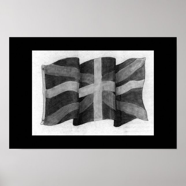 Póster British Flag (Frente)