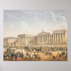 Póster British Museum, c.1862 (litho da cor)