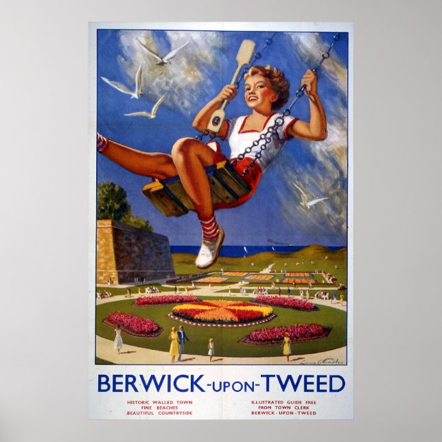 Póster British Railways Berwick-on-Tweed (Frente)