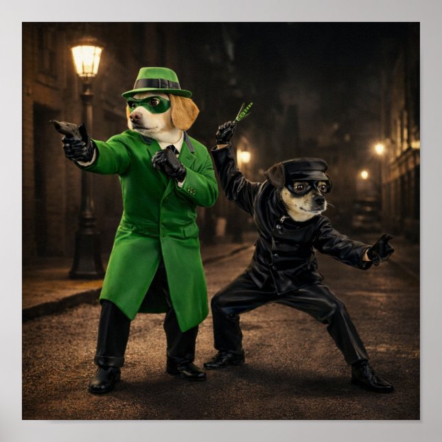 Poster "Britt Reid & Kato" (Frente)