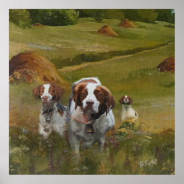 Poster Brittany Spaniel