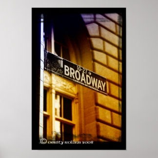 Póster Broadway