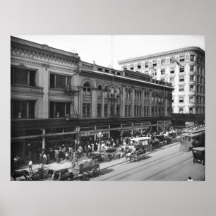 Poster Broadway and Quarta Street, Los Angeles, cerca de