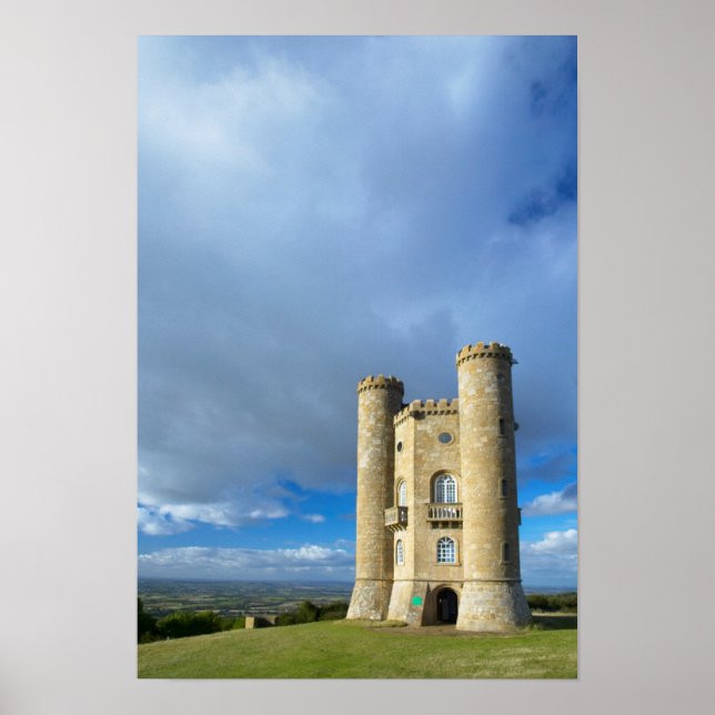 Poster Broadway Tower, perto da Broadway, Worcestershire (Frente)