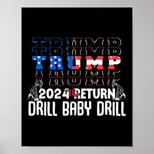 Poster Broca de Trump Byby Citação Engraçada Republicana