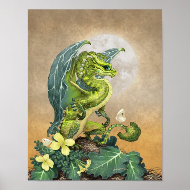 Póster Broccoli Dragon 11x14 (4x6 e superior) (Frente)