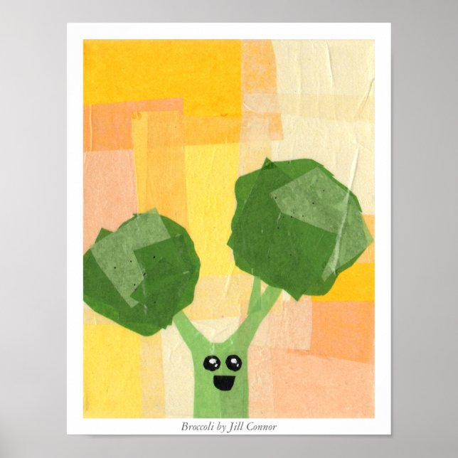 Póster Broccoli por Jill Connor (Frente)