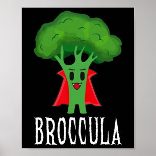 Poster Broccula Funny Broccoli Halloween Costume Perfumad