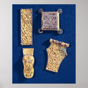 Póster Broche e curvaturas