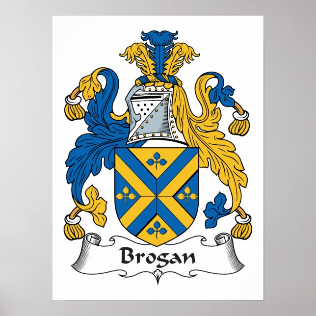 Poster Brogan Family Crest (Frente)