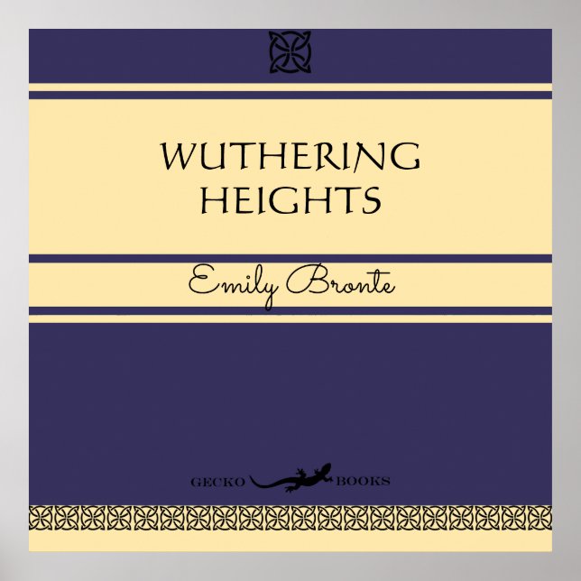 Poster Bronte Sisters Retro Style Wall Art (Frente)