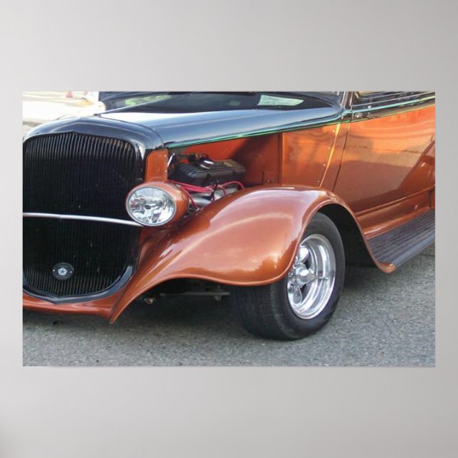 Poster Bronze clássico bonito (Frente)