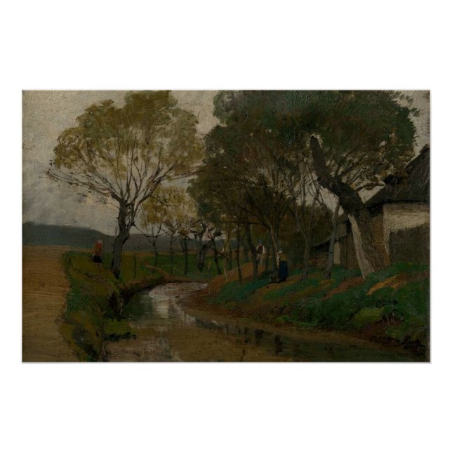 Póster Brook Por Trás Do Charme Russo Das Águas Tranquila (Frente)