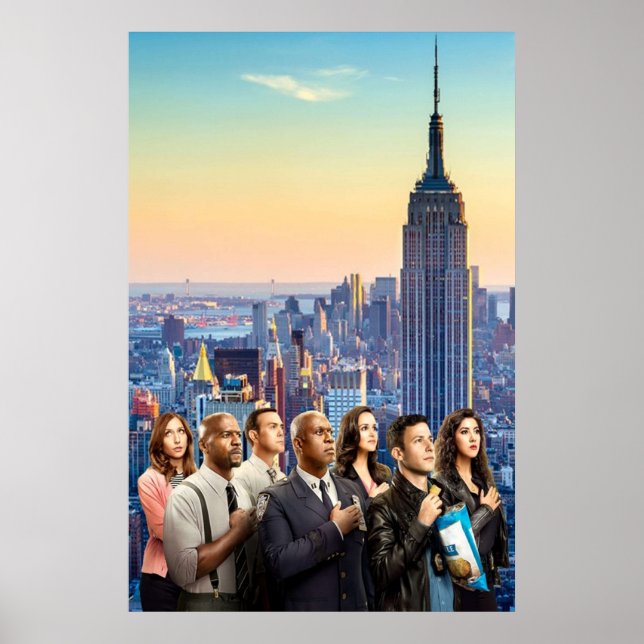 Poster Brooklyn 99 Cast (Frente)