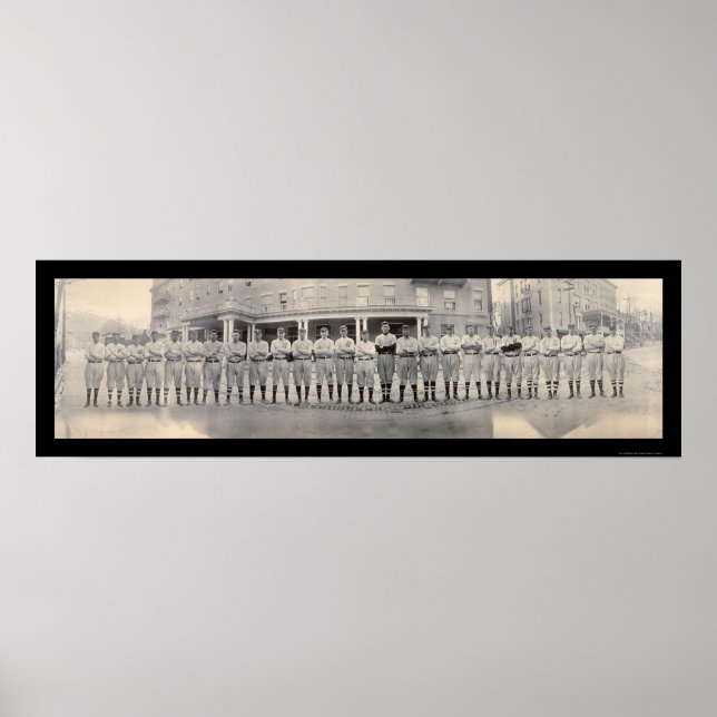 Póster Brooklyn Baseball NY Foto 1911 (Frente)