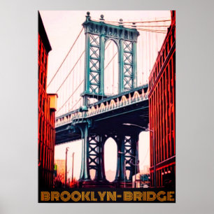 Poster Brooklyn Bridge Newyork