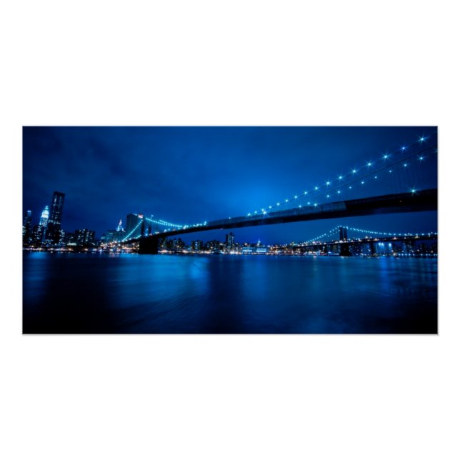 Póster Brooklyn Bridge, Nova Iorque (Frente)