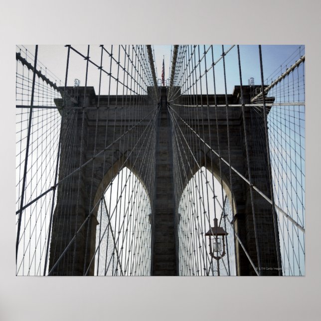 Poster Brooklyn Bridge, Nova Iorque, NY EUA (Frente)