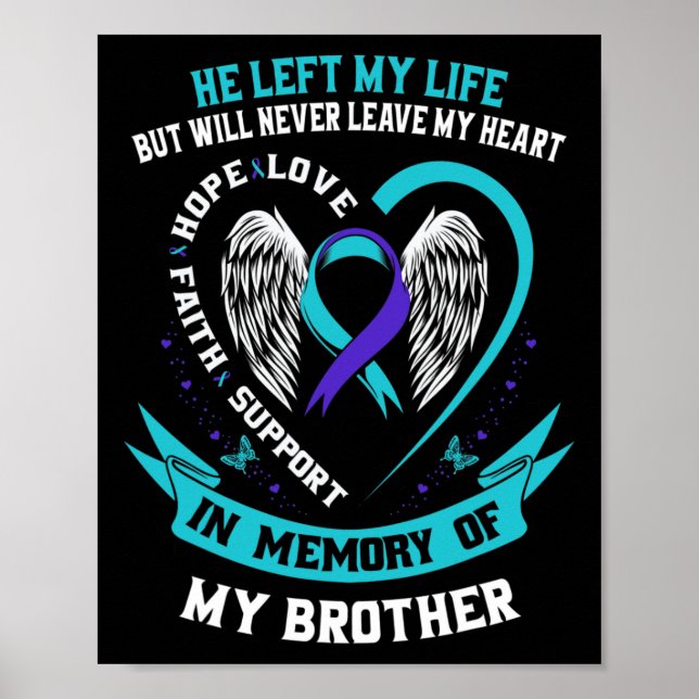 Poster Brother Suicida Awariness (Frente)