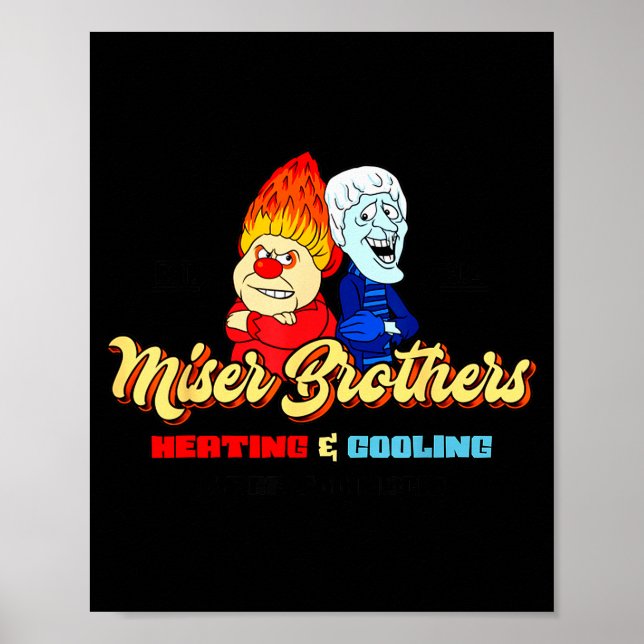 Poster Brothers Heating &amp; Cooling Christmas  (Frente)