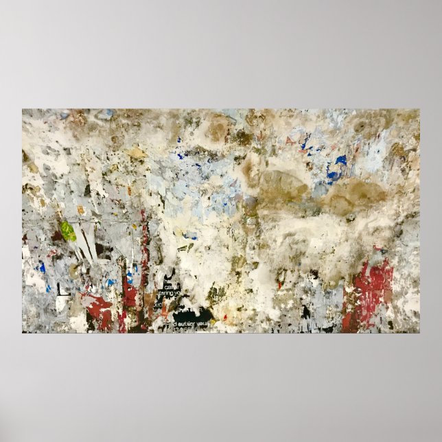 Poster Brown and red wallpaper (Frente)