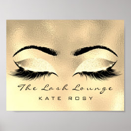 Poster Browns Name Makeup Artist Beauty Studio Lashes