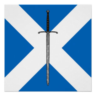 Póster Bruce Sword on Saltyre