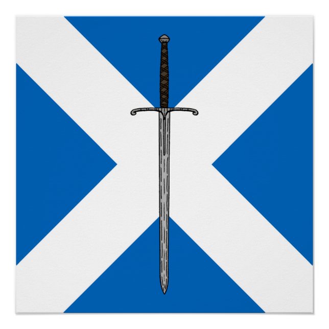 Póster Bruce Sword on Saltyre (Frente)