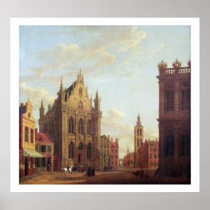 Póster Bruges, 1824 (óleo no painel)