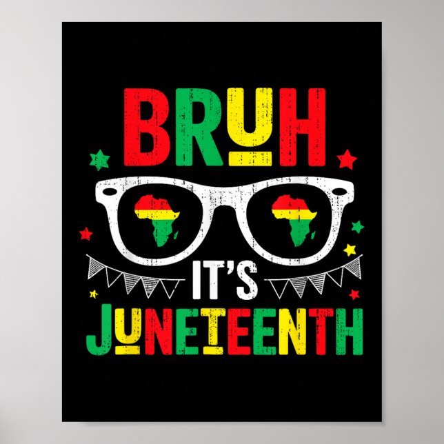 Poster Bruh é a 19 de junho de 1865, Liberdade Africana (Frente)