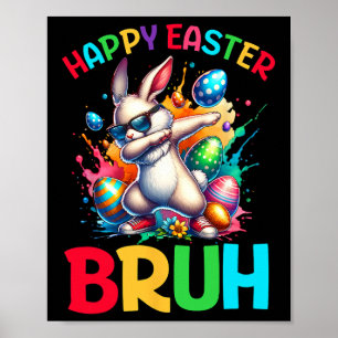 Poster Bruh Easter Ovos Meninos Crianças Páscoa Coelhinho