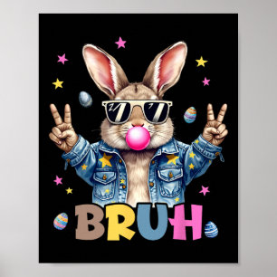 Poster Bruh Memória Dia da Páscoa Engraçado Ovos Engraçad