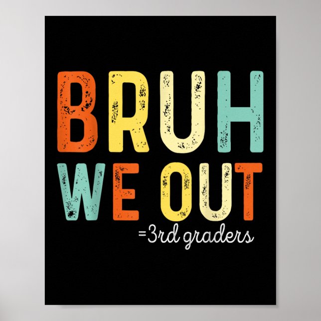Poster Bruh Nós Fizemos Graduação De Terceiro Grau (Frente)
