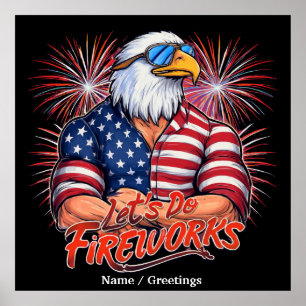 Poster Bruh Vamos Fazer Fogos De Artifício Em Julho Quart