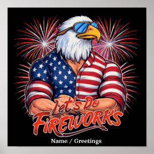 Poster Bruh Vamos Fazer Fogos De Artifício Em Julho Quart