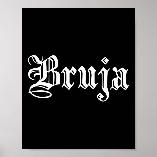 Poster Bruja Dia De Muertos Mexicano Bruxa de Halloween L (Frente)