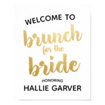 Brunch para o Sinal de Chá de casamento Bride