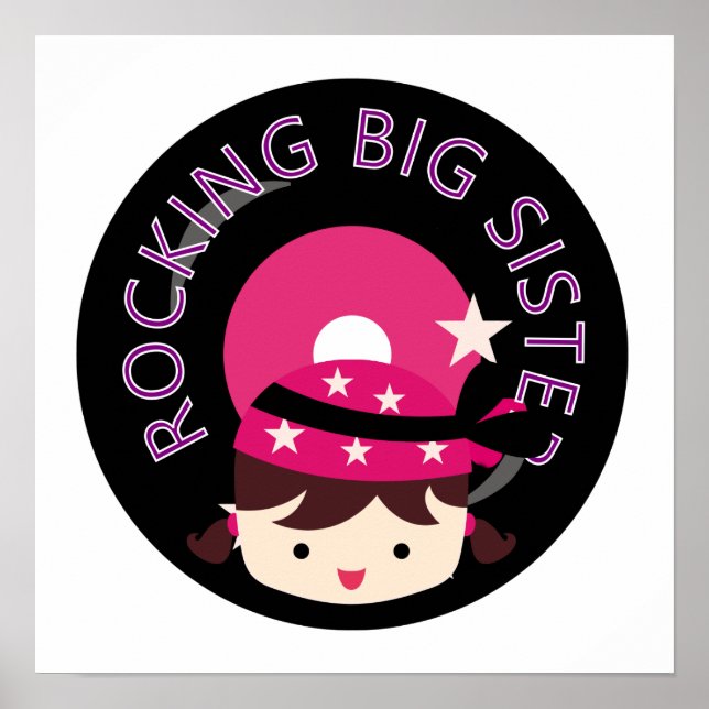 Póster Brunette Rocking Big Sister (Frente)