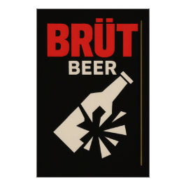 Póster Brut Beer - Poster