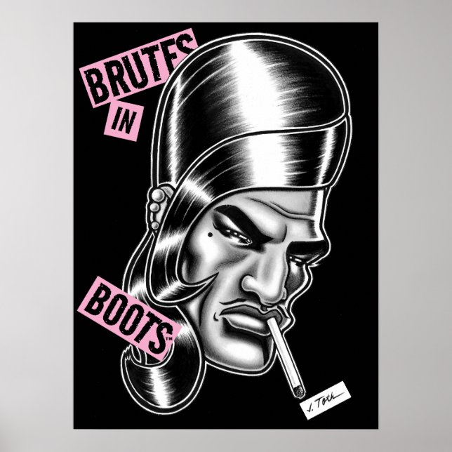 Poster Brutes in Boots™/"Boots" LaDoll™ (Frente)
