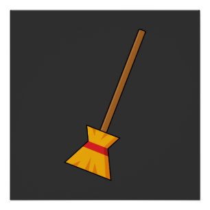 Póster Bruxa Broom