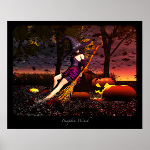 Póster Bruxa da abóbora