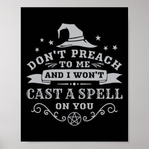 Poster Bruxa das Bruxas Wicca Witchcraft Pagan Wiccan Wom