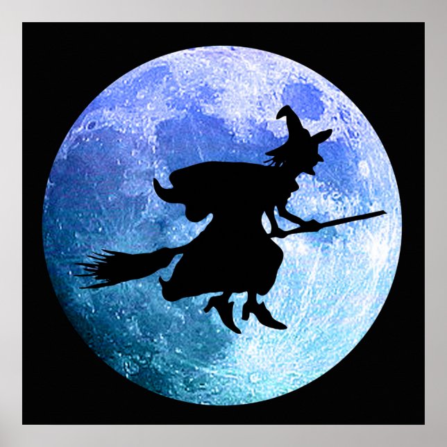 Poster Bruxa de Halloween (Frente)