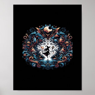 Poster Bruxa De Whimsigoth Em Um Clássico